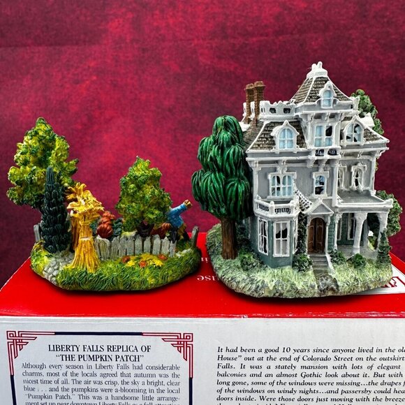 LIBERY FALLS AMERICANA COLLECTION " HOUNTED HOUSE" # AH227 NEW IN OPEN BOX - Picture 5 of 11
